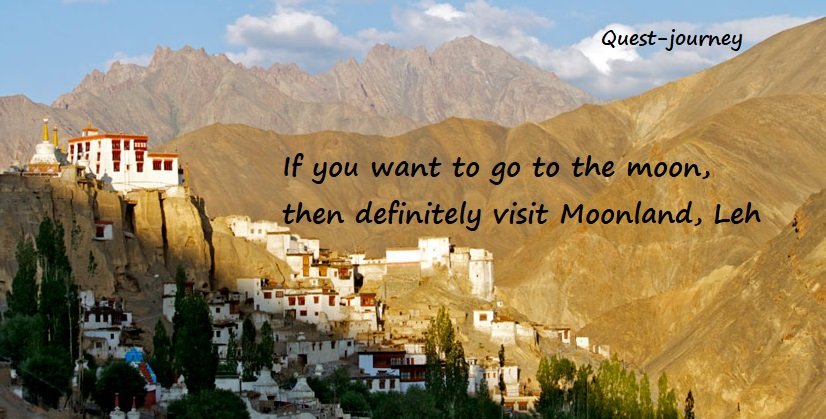 If you want to go to the moon, then definitely visit Moonland, Leh